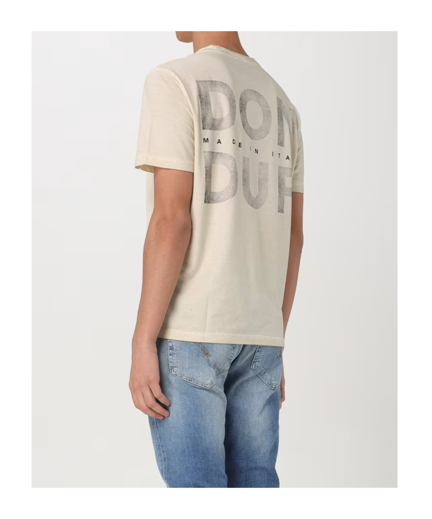 Dondup Crew Neck T-shirt In Neutral