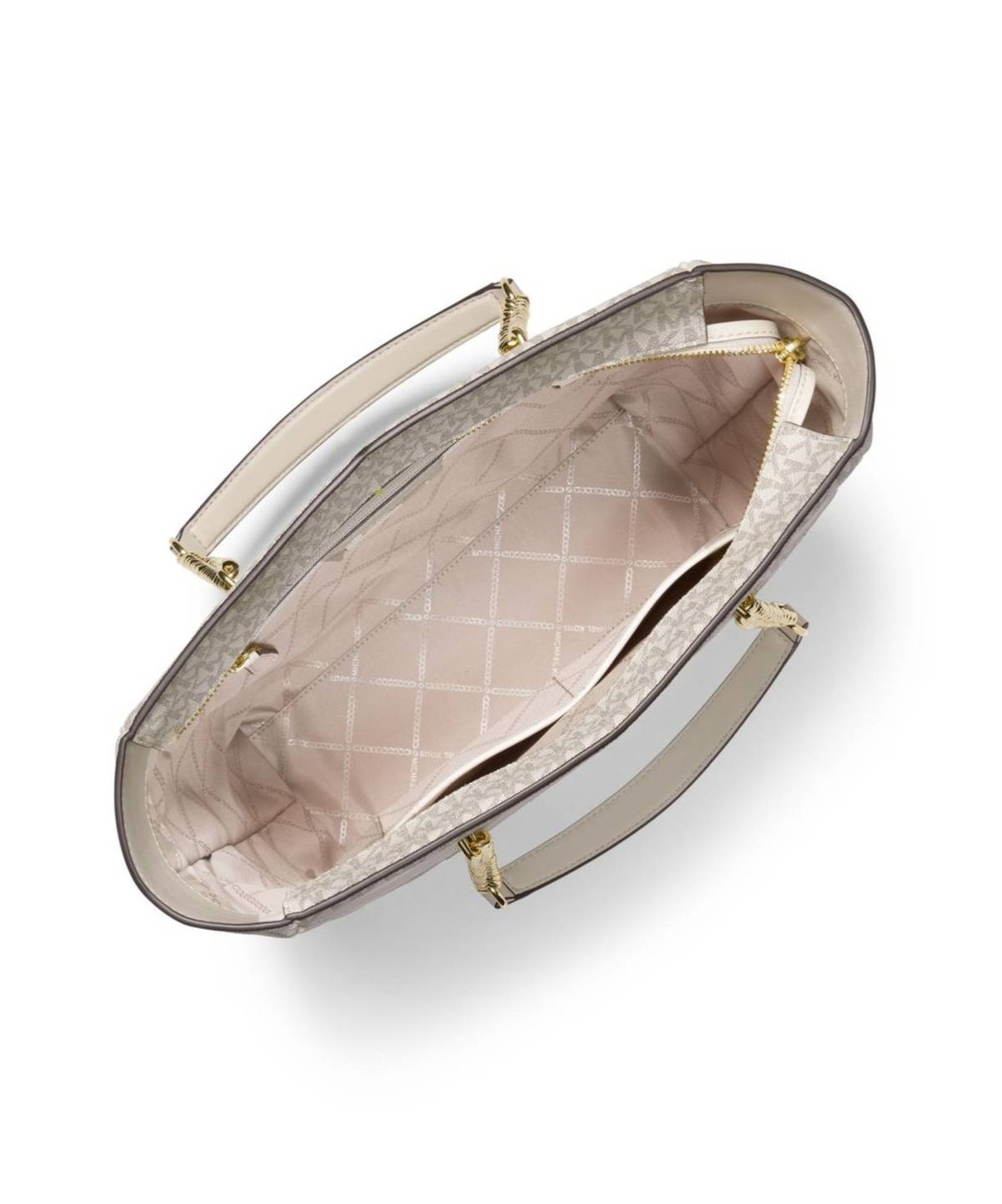 Michael Michael Kors Blaire Monogram Tote In White