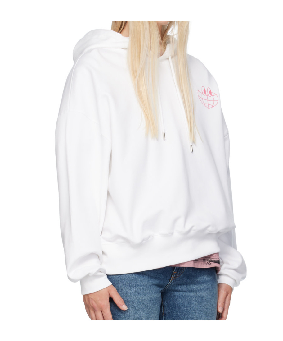 Moschino Long Sleeve Hooded Sweatshirt
