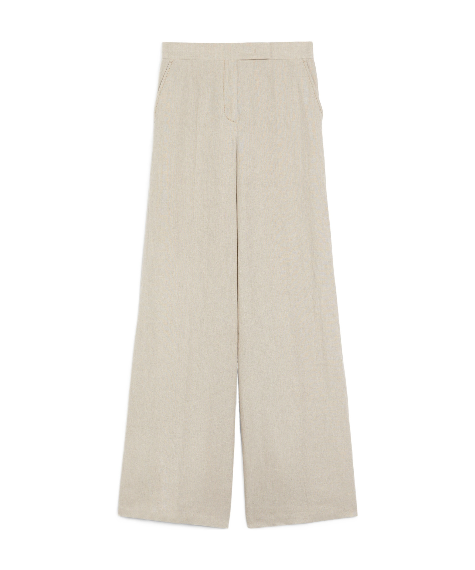 Max Mara Wide-leg Casual Pants In Nude