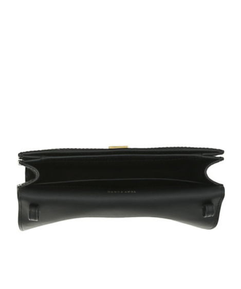 Tory Burch T Monogram-jacquard Shoulder Bag In Black