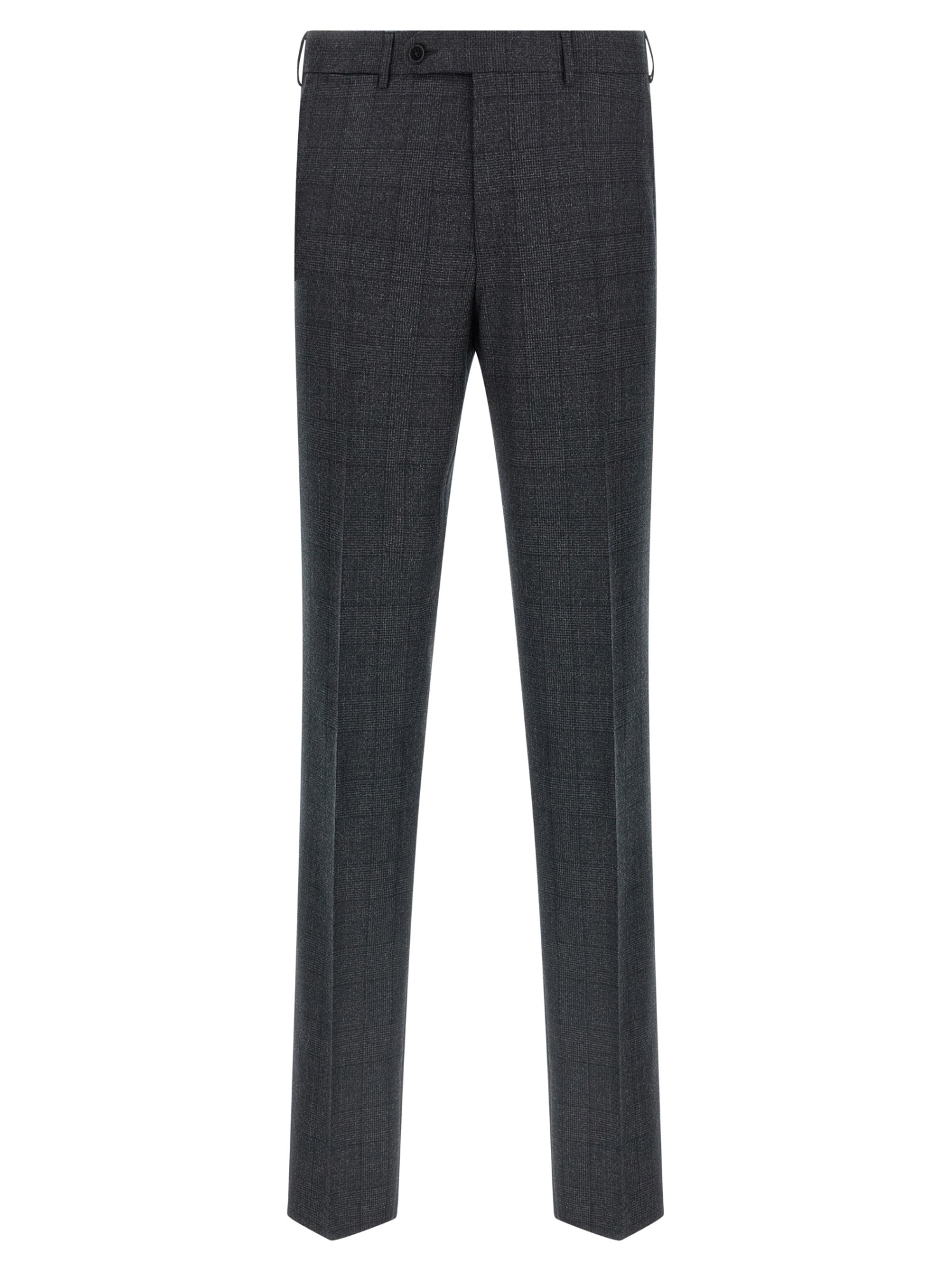 Zegna Single-breasted Blazer And Trousers Two-piece Set In Gray