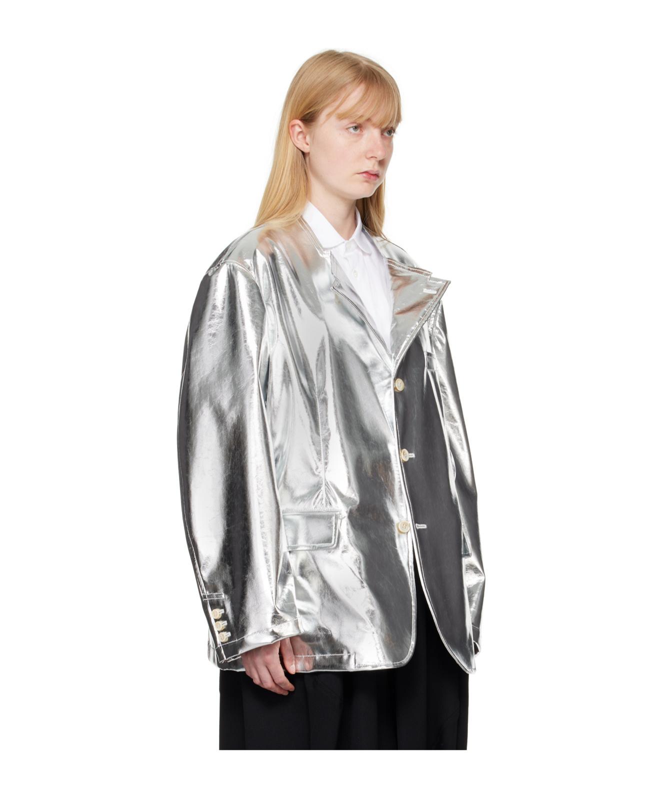 COMME DES GARÇONS SINGLE-BREASTED CASUAL JACKET 