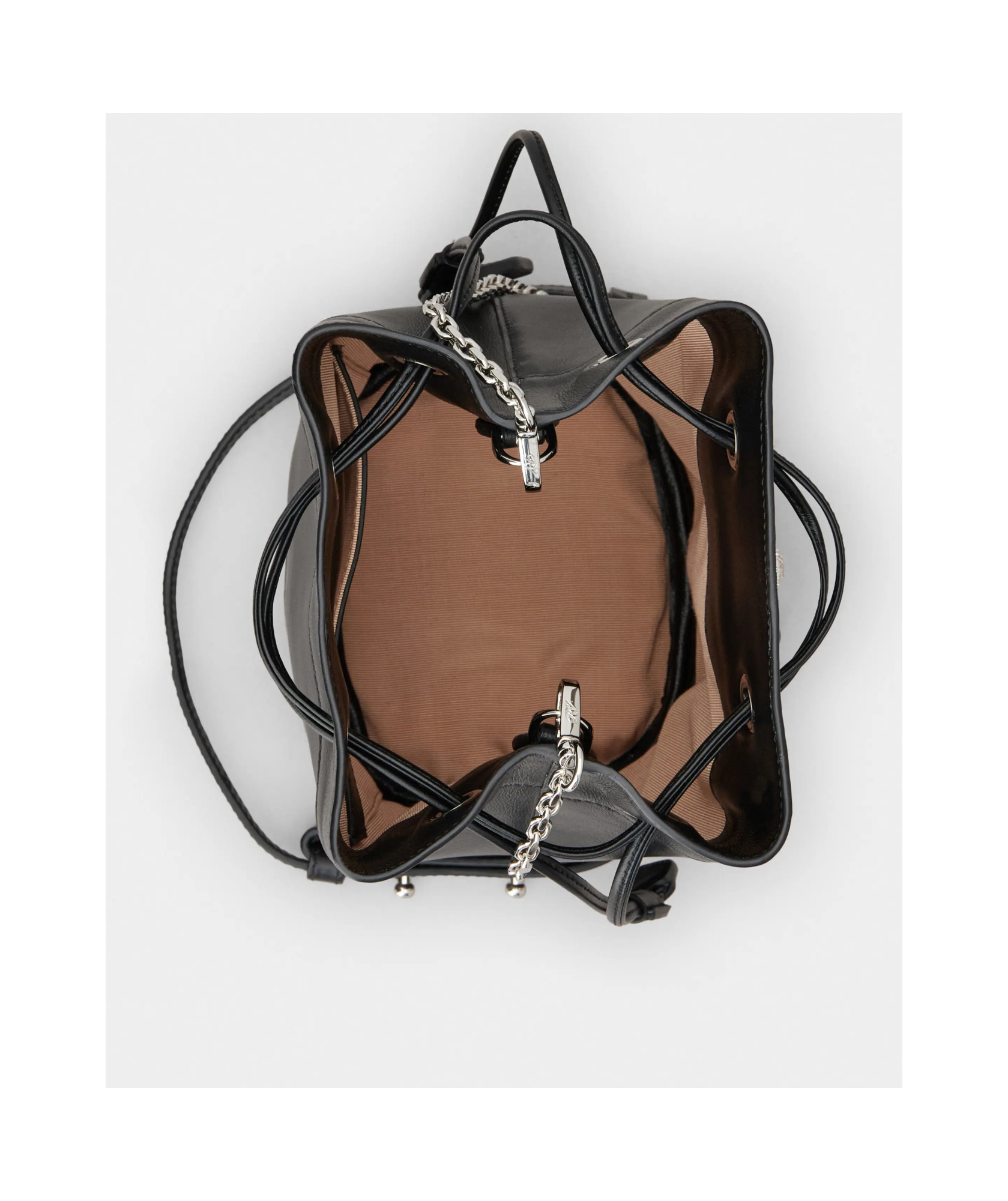 Roger Vivier Black Trs Vivier Bucket Bag In Black