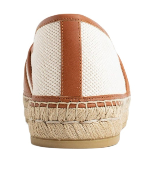 Gucci Beige Cotton And Linen Espadrilles For Men In Multicolor