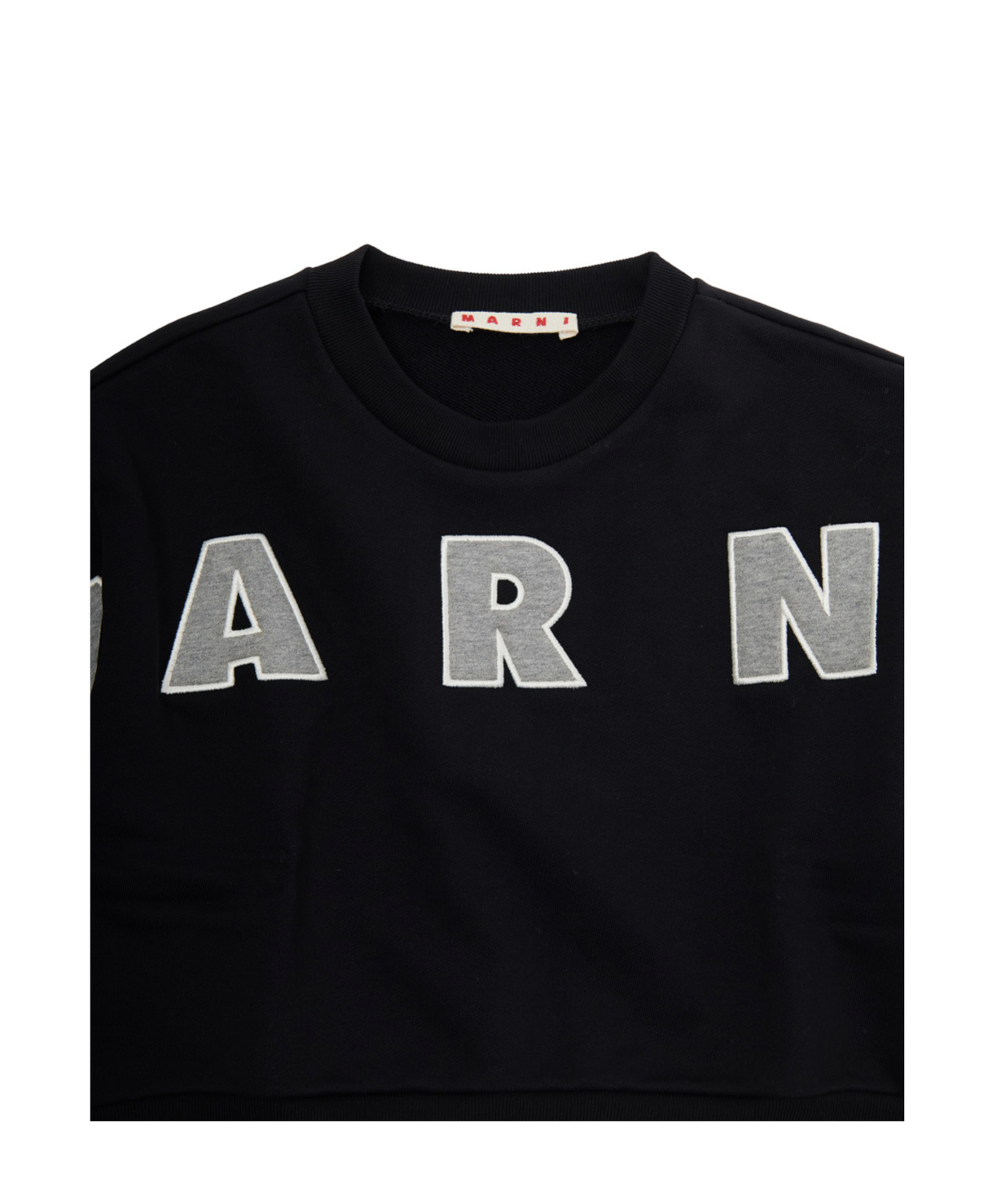 Marni Crew Neck Sweatshirt In Black