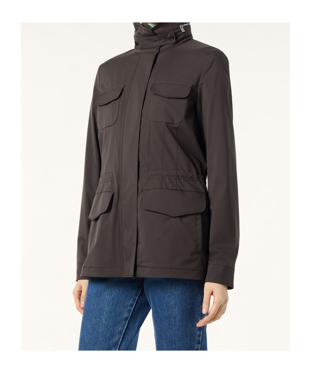Loro Piana Traveller Mini Field Jacket In Brown