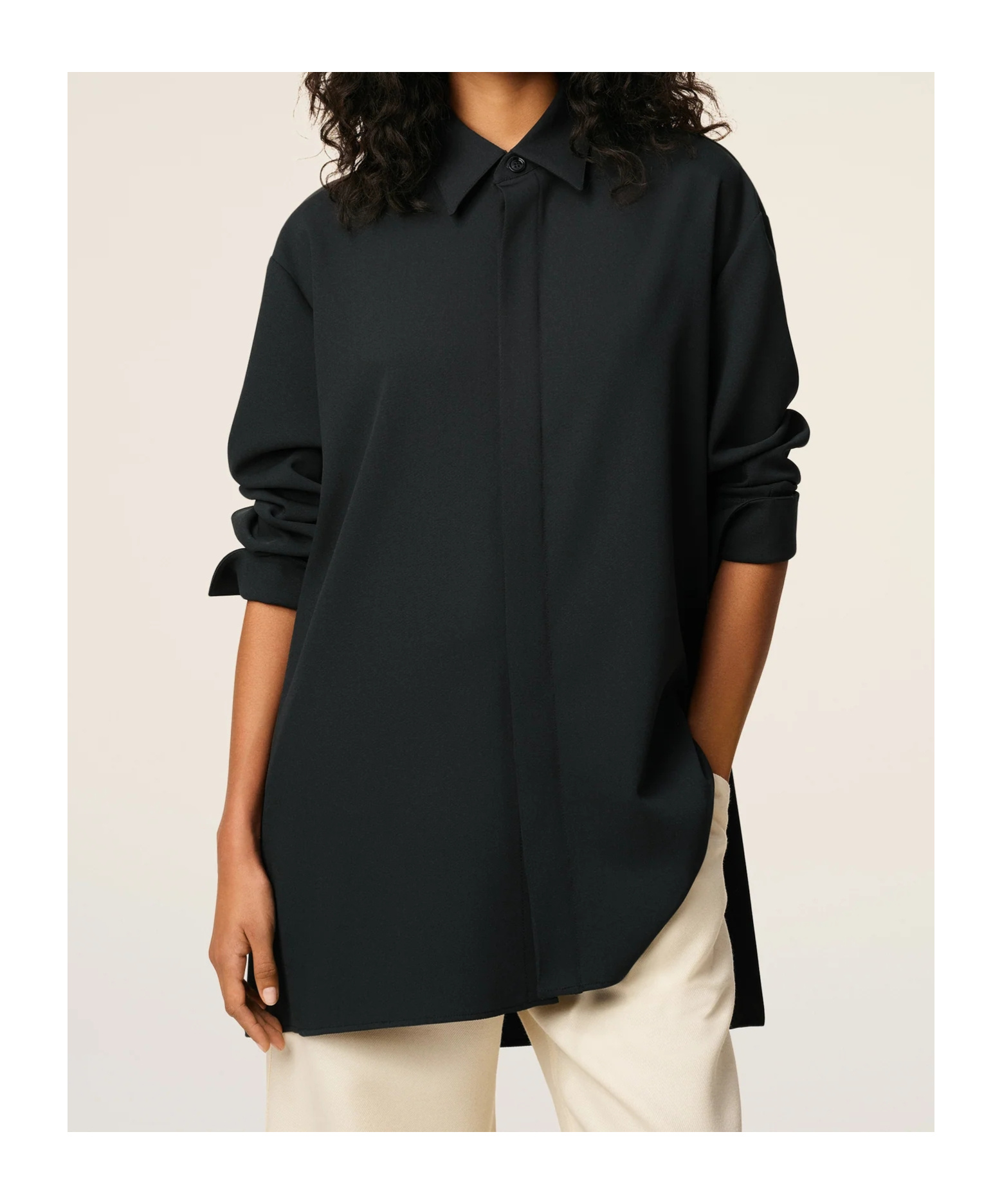 Ami Alexandre Mattiussi Ami Paris Women Wool Shirt In Blue