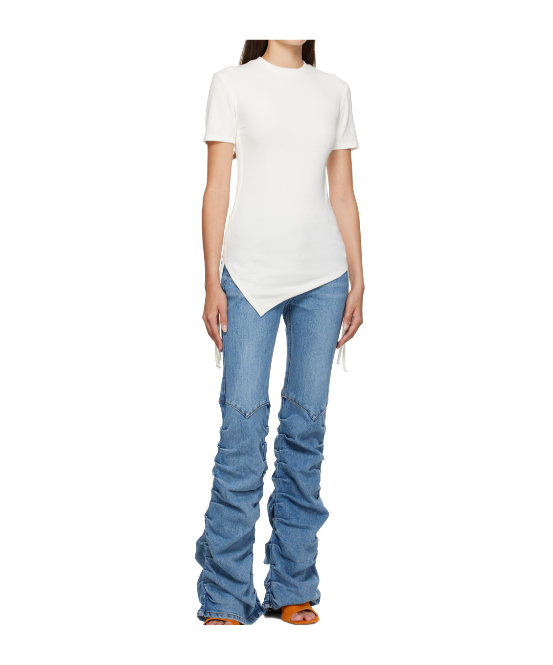 Andersson Bell Ssense Exclusive White Cindy T-shirt In White