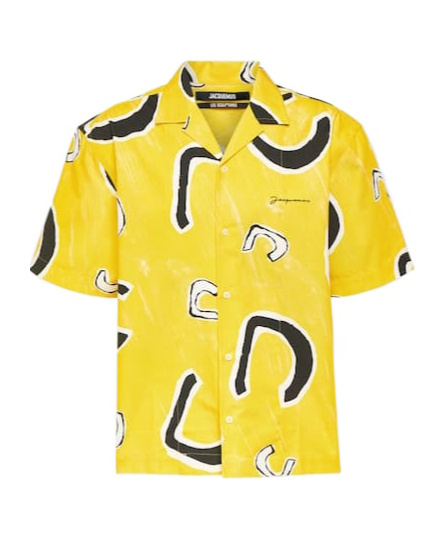 Jacquemus Short-sleeved Shirt In Yellow