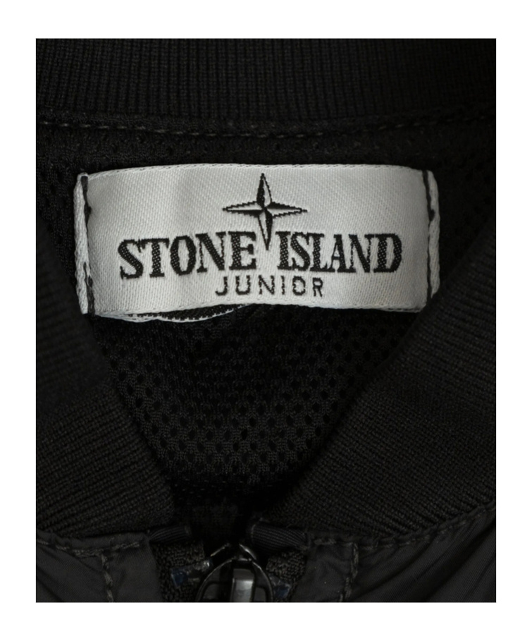 Stone Island Compass-badge Bomber Jacket In Black