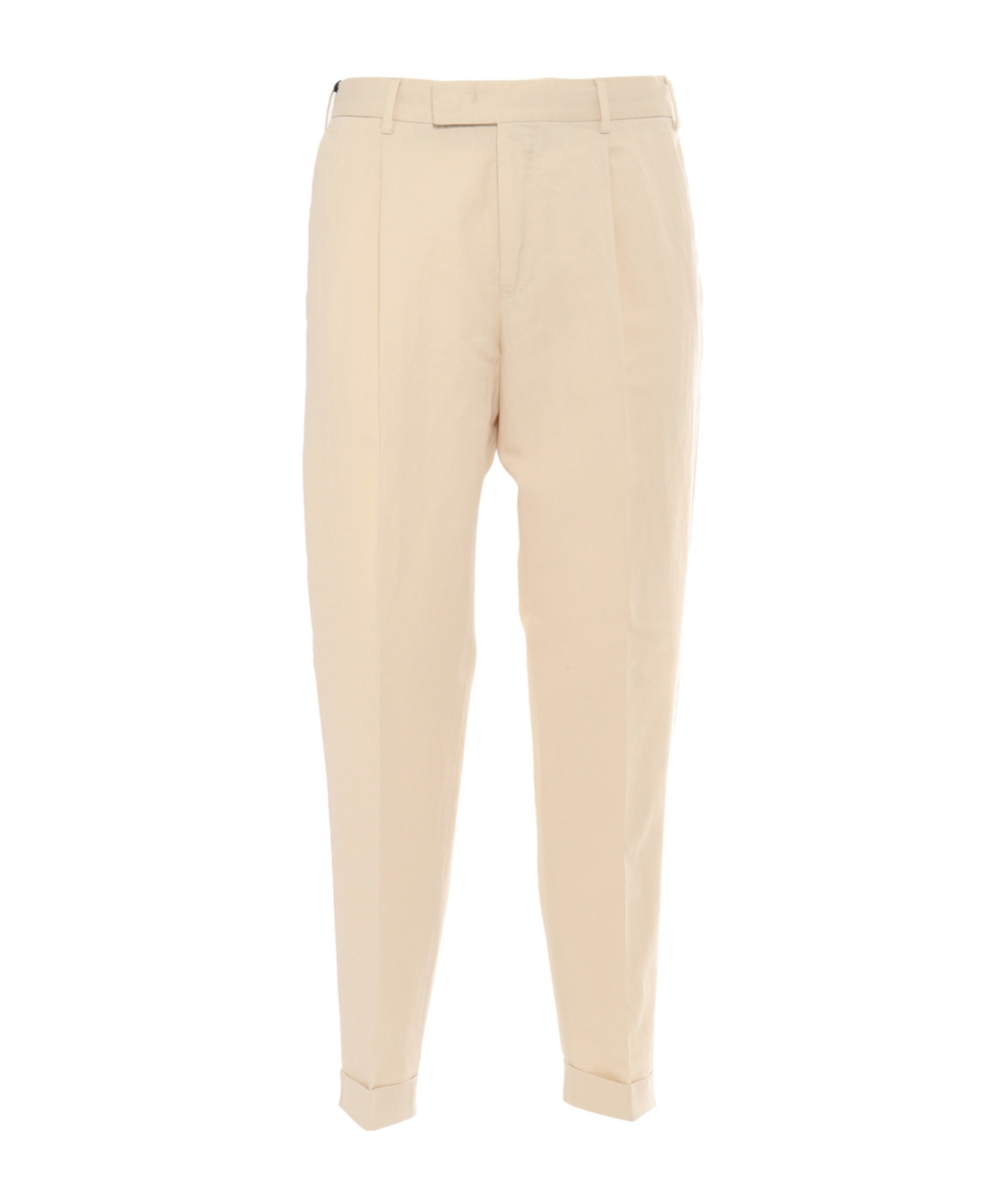 Pt01 Belt Loop Casual Pants In Neutral
