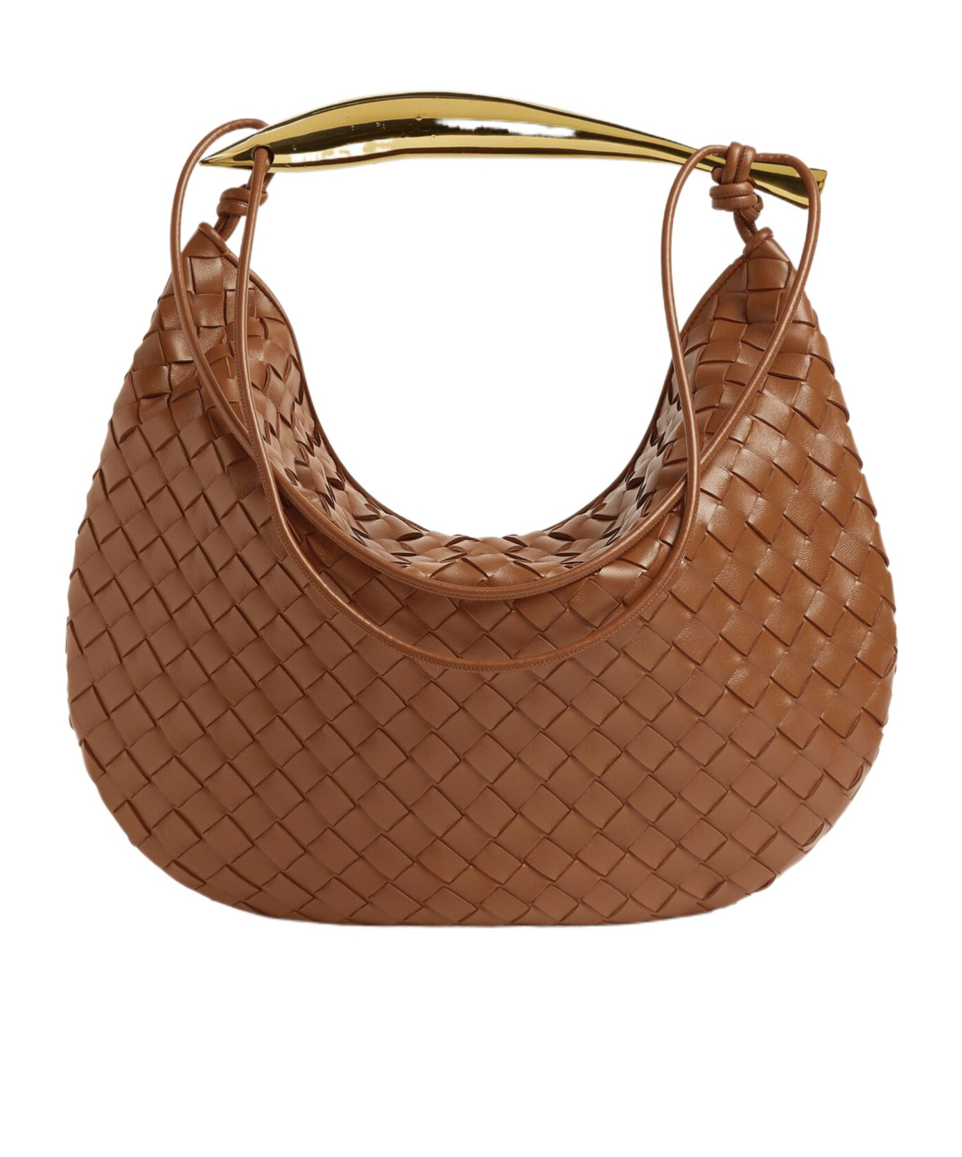 Bottega Veneta Medium Sardine Shoulder Bag In Brown