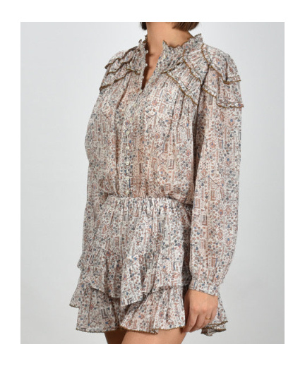Isabel Marant Étoile Printed Shirt In Multi