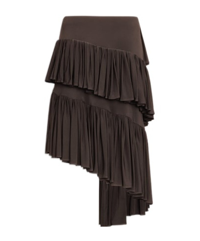 ALAÏA RUFFLE MINI SKIRT
