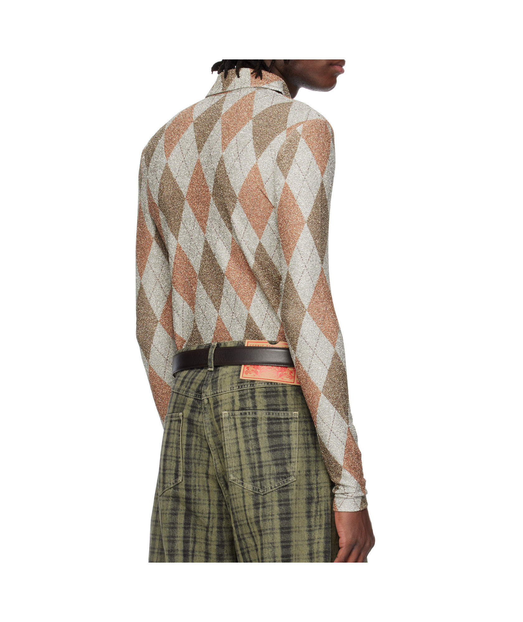 Egonlab Harry Print Fitted Shirt In Multi-color