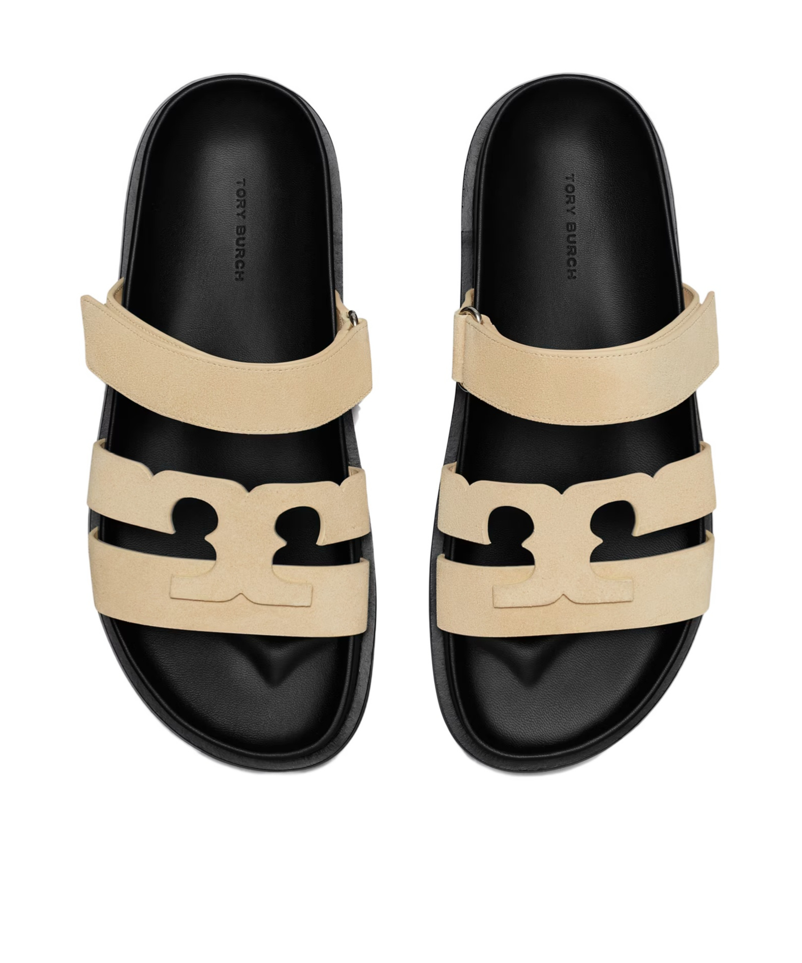 Tory Burch Ines Double Strap Flat Sandals In Yellow