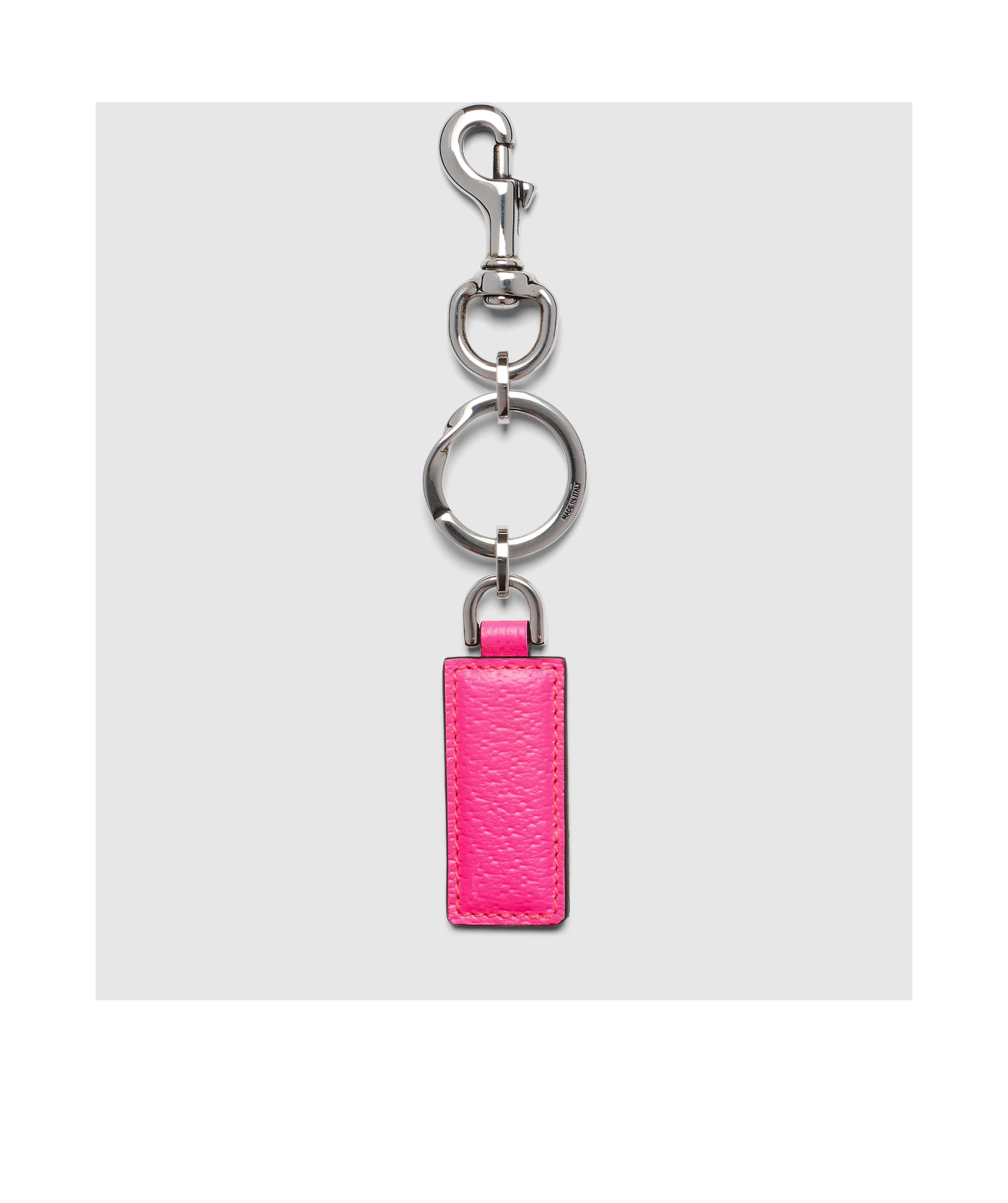 Gucci Ophidia Leather Keychain In Multicolor