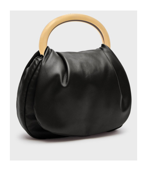 Blumarine Ring Tote Bag In Black