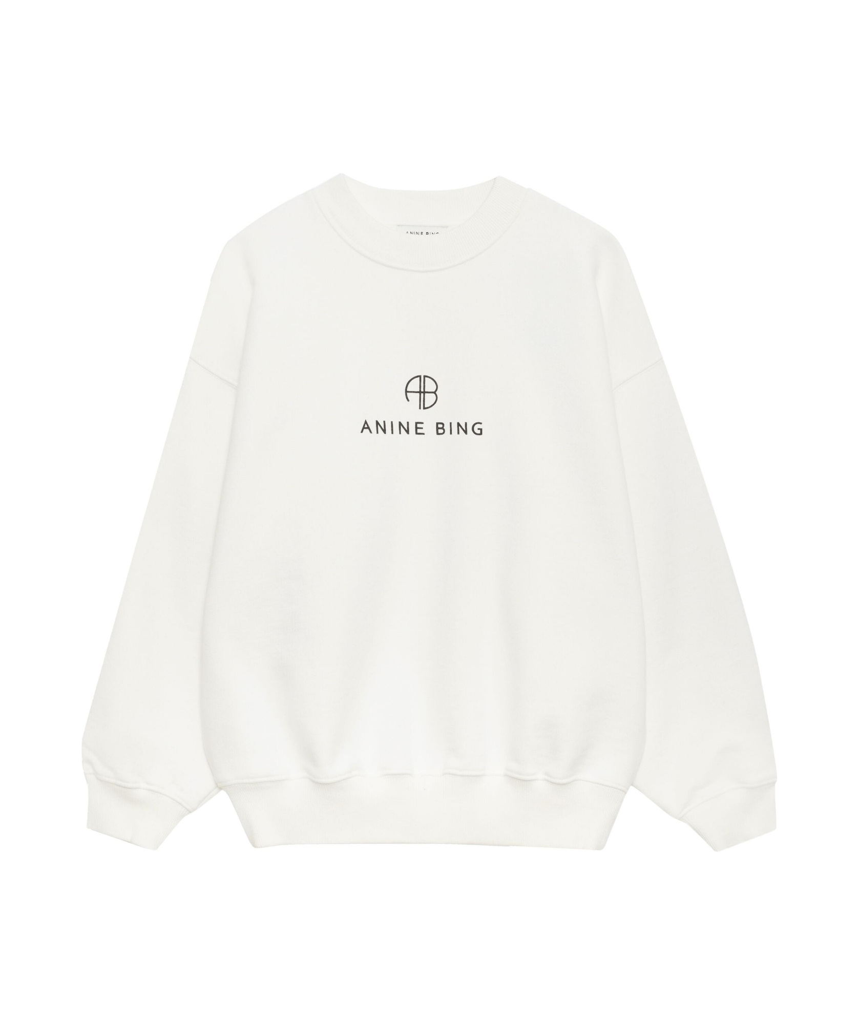 Shop Anine Bing Jaci Long-sleeved Hoodie In White