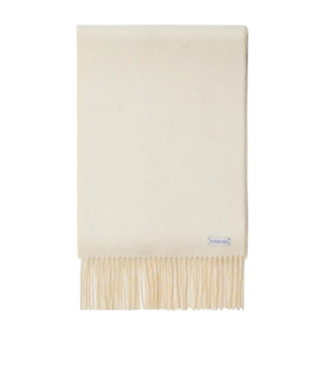 Burberry Reversible Cashmere Scarf In Sand Color