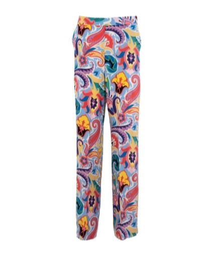 Etro Paisley Trousers In Multicolor