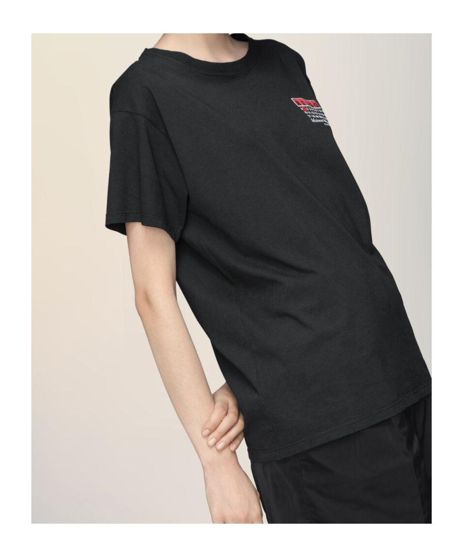Maison Margiela Bingo-print Cotton T-shirt Clothing In Black