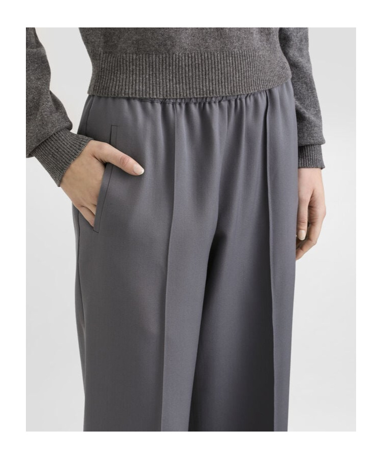 Dolce & Gabbana Dolce Gabbana Pressed Crease Trousers In Gray