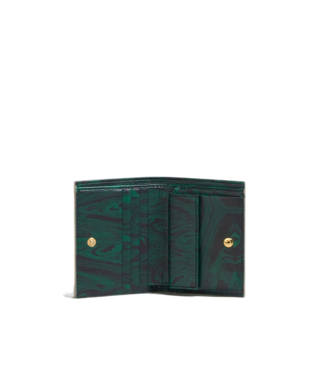Marni Venice Bi-fold Leather Wallet In Neutral