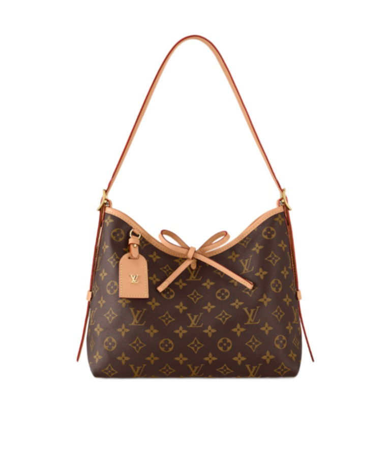Pre-owned Louis Vuitton Small Carryall Shoulder Backpack In Brown