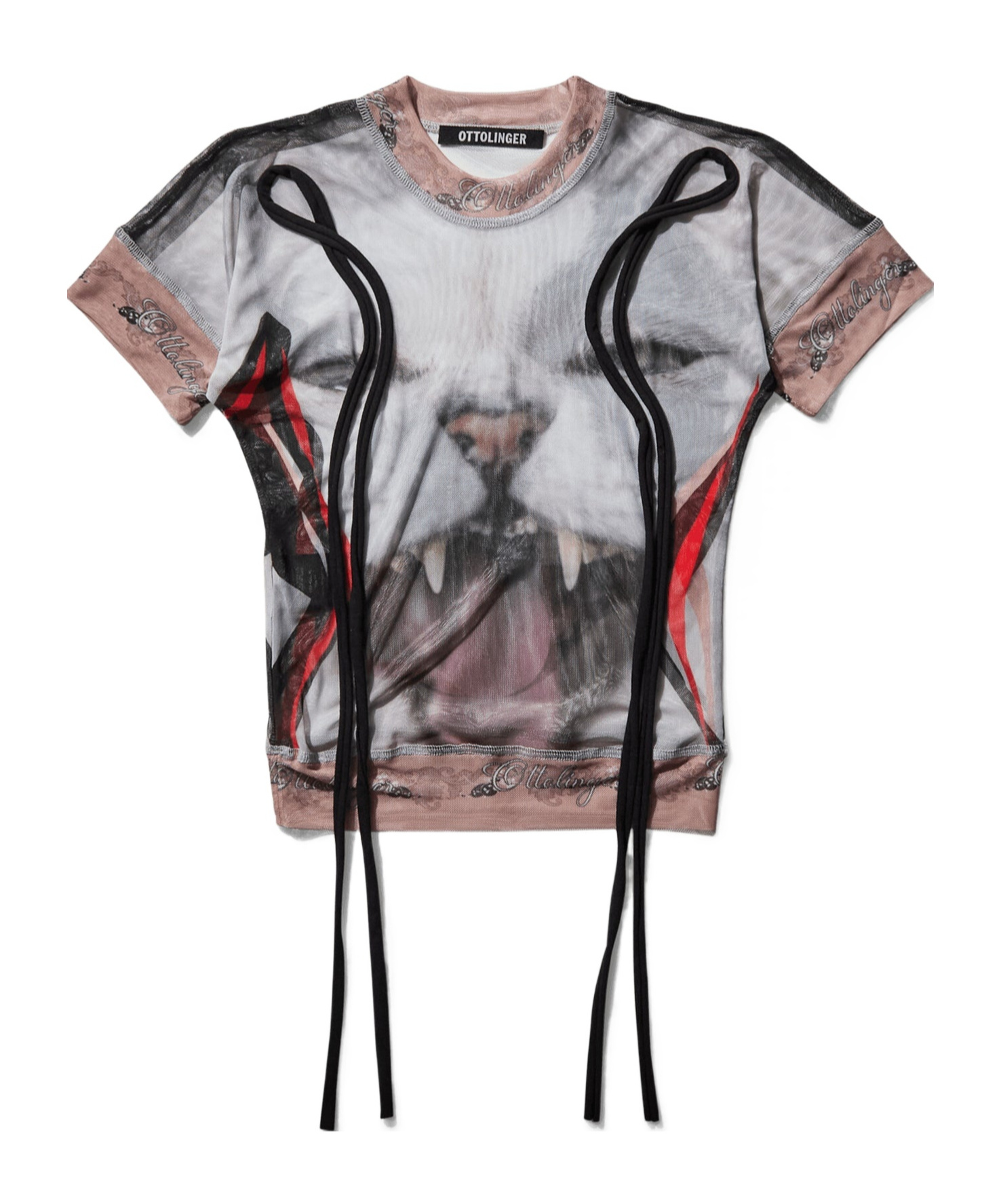 Ottolinger T-shirt Mesh In Multicolor