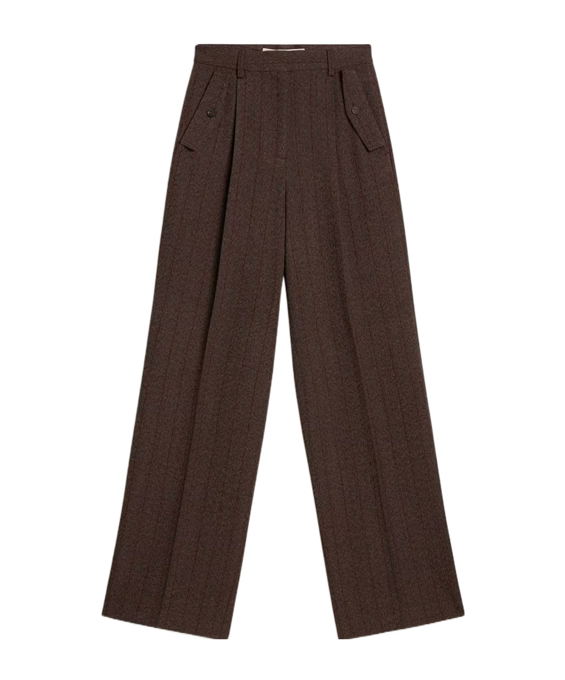 Golden Goose Belt Loop Casual Pants In Brown