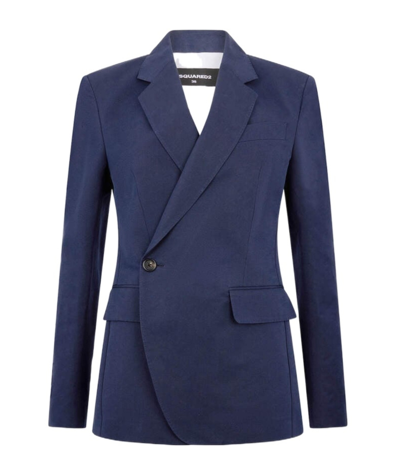 Dsquared2 Kathy Double-breasted Blazer In Blue