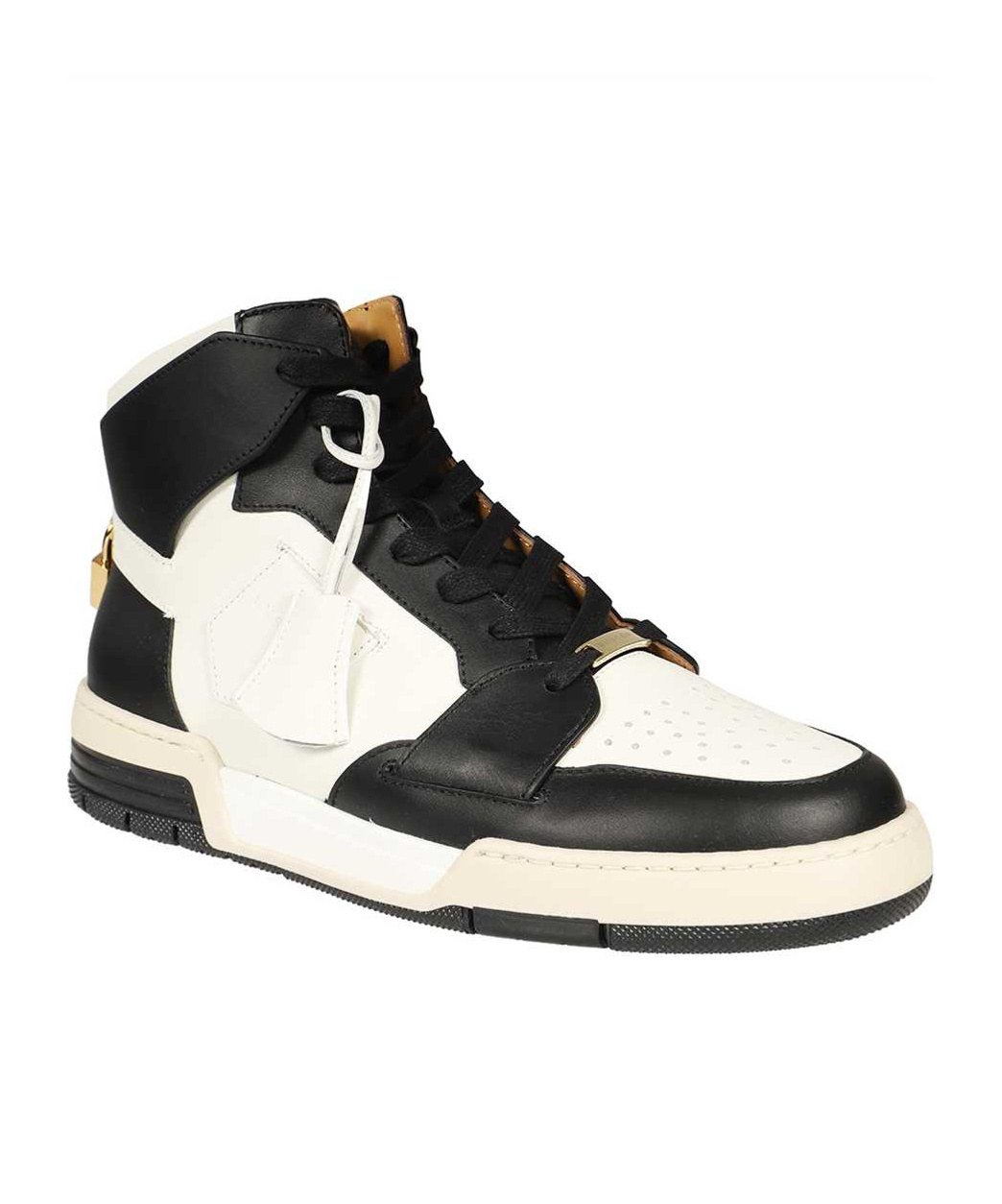 Buscemi Panelled High-top Sneakers In Black