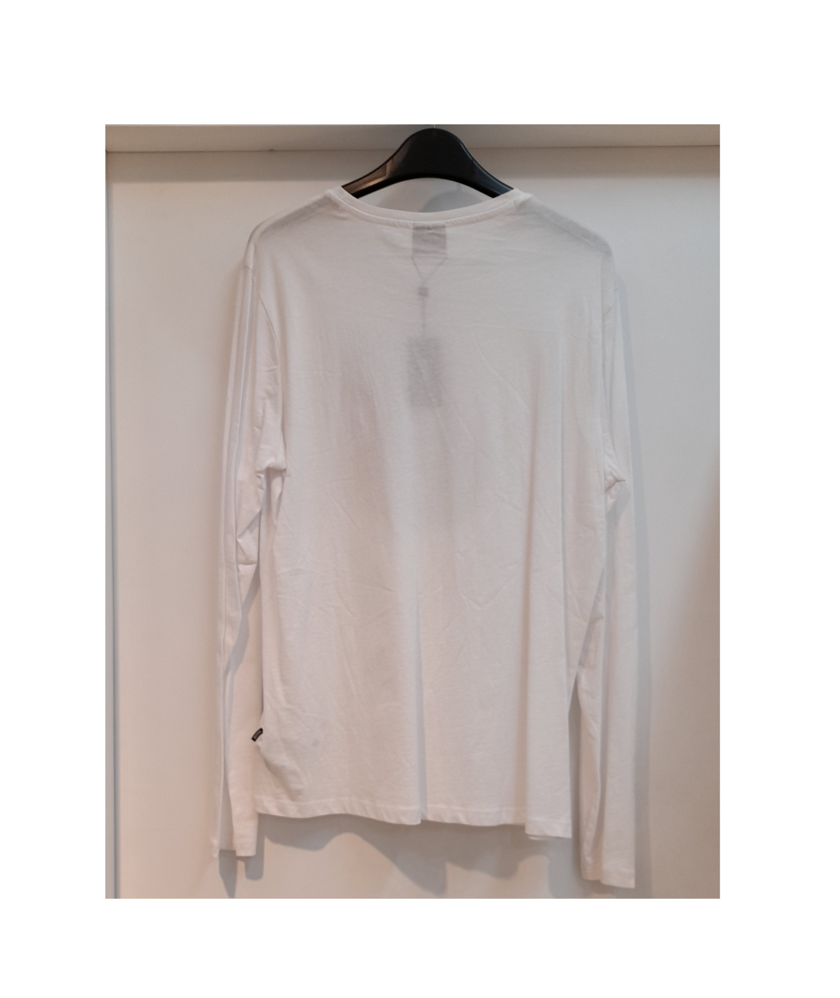 Hugo Boss Round Collar And Long-sleeved T-shirt In Gray