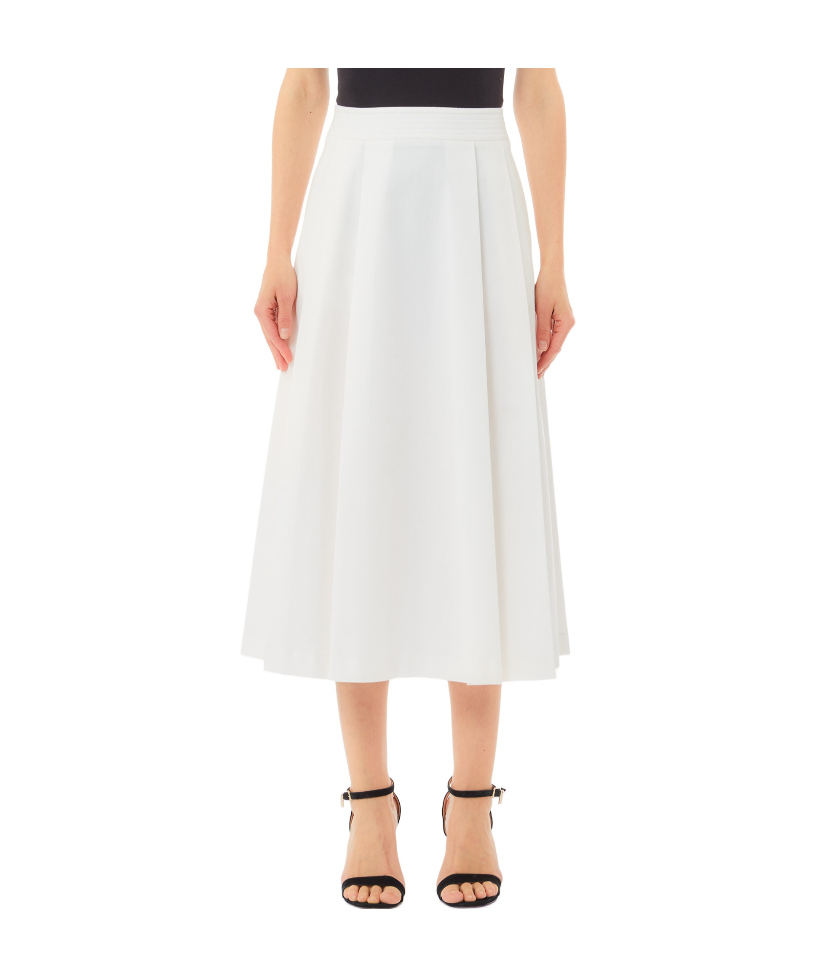 Liu •jo Pleated Skirt In White