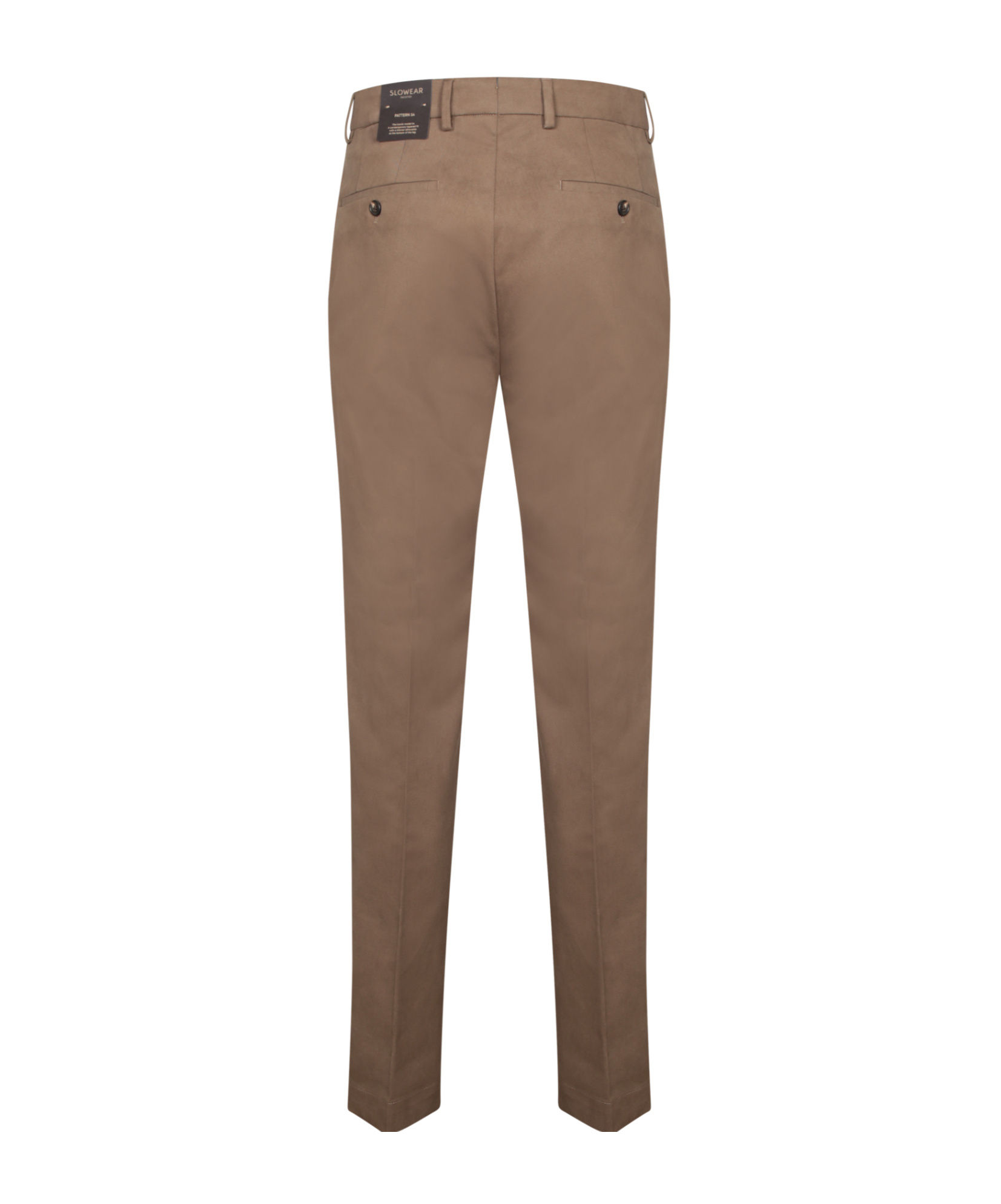 Incotex Tapered Wool Trousers In Beige In Brown