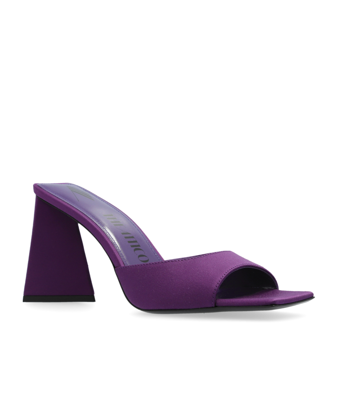Attico 85mm Devon Mules In Purple