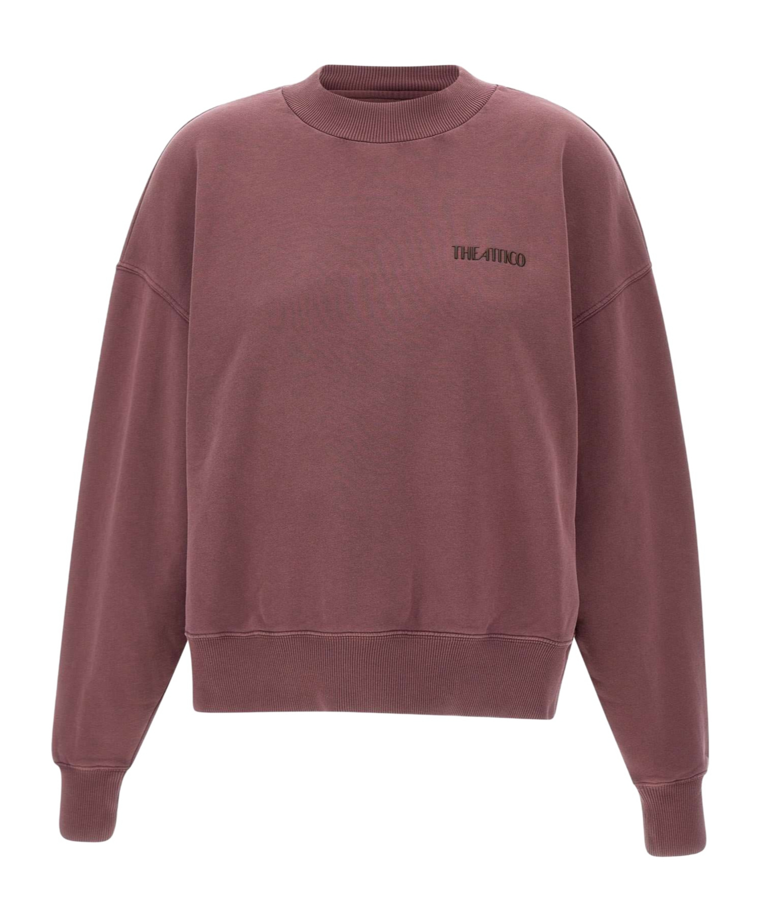 Attico Sweatshirt American Fleece Mauve Fade 863 In Red