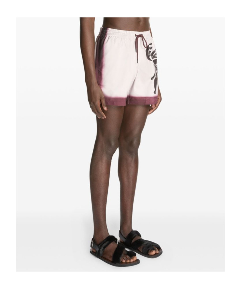 Dries Van Noten Ombre-trim Swim Shorts