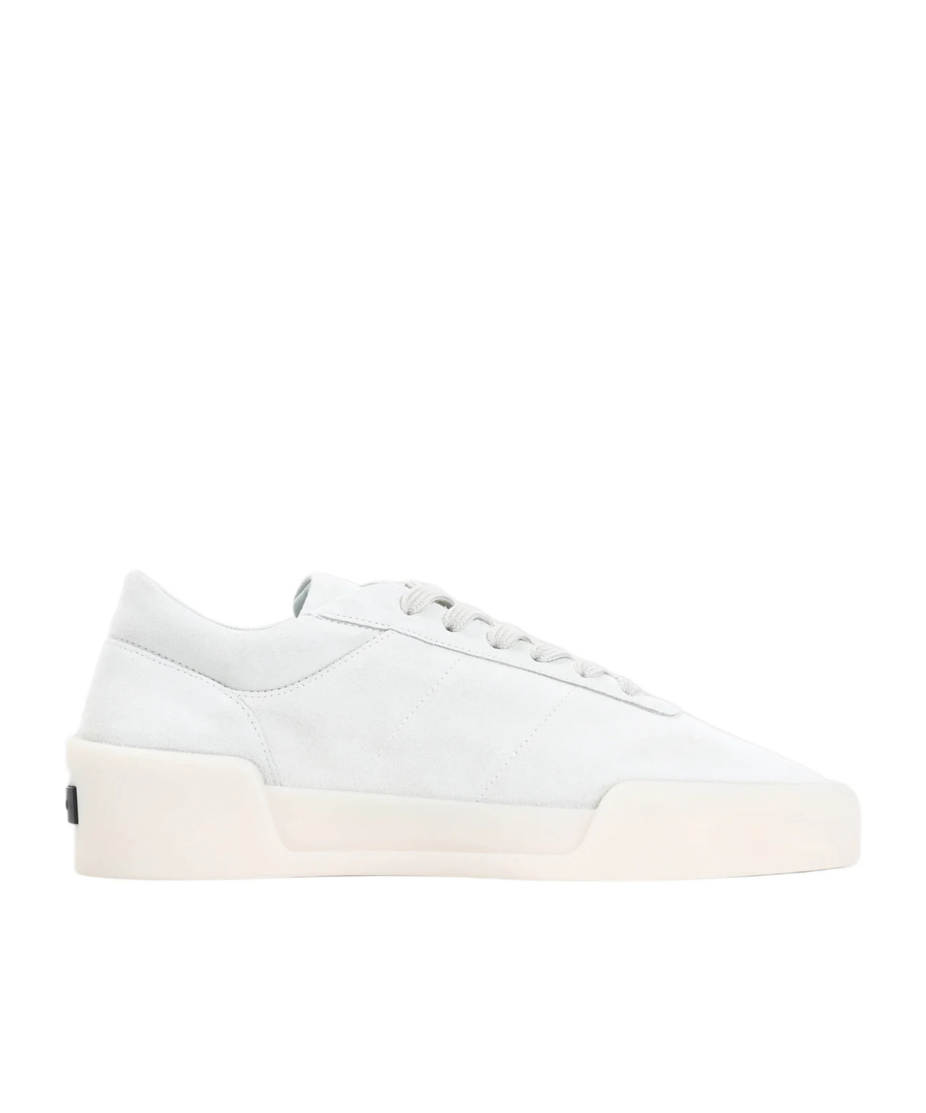 Fear Of God Logo Patch Lace-up Sneakers In White