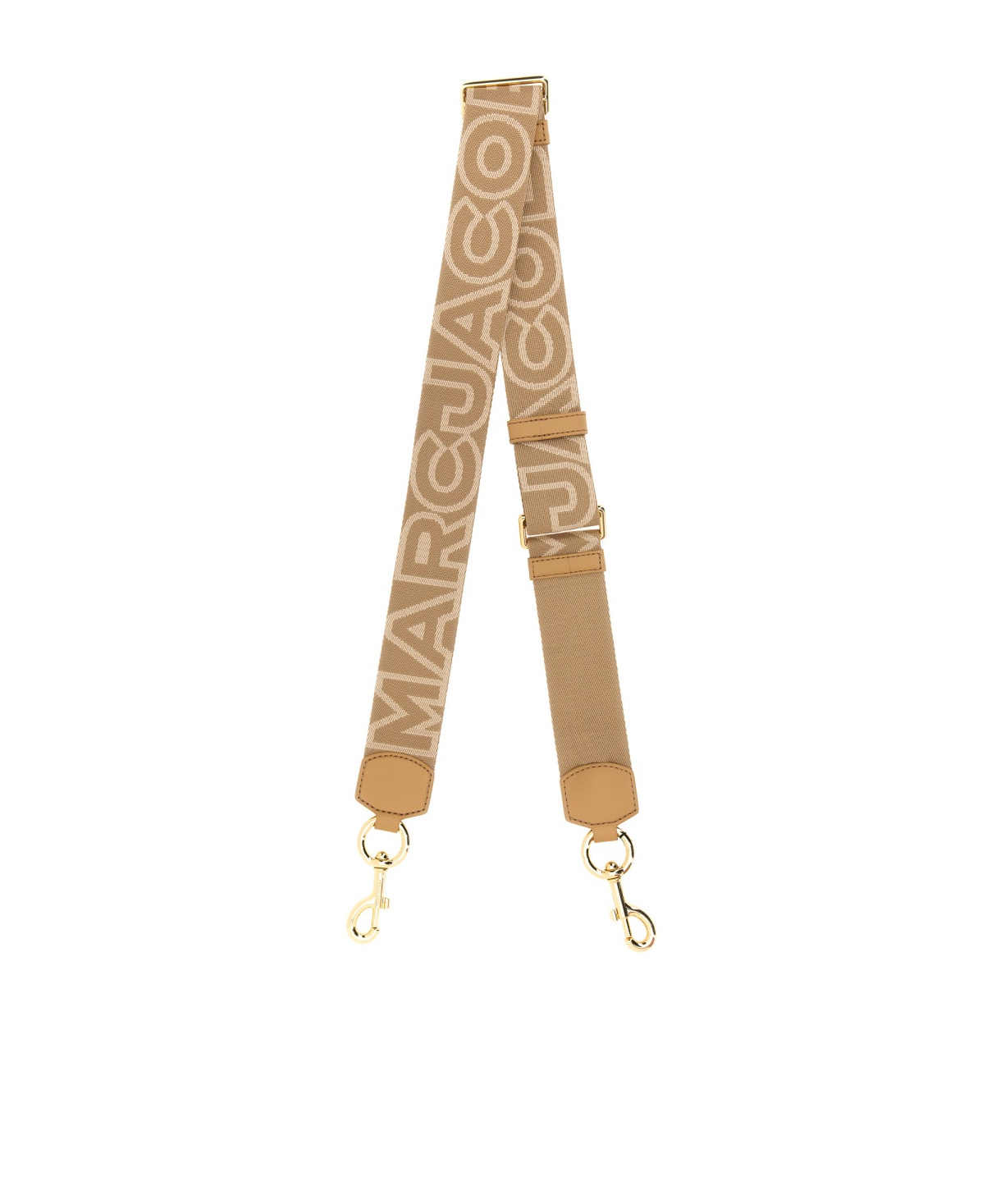 Marc Jacobs Tracolla The Outline Logo In Nude