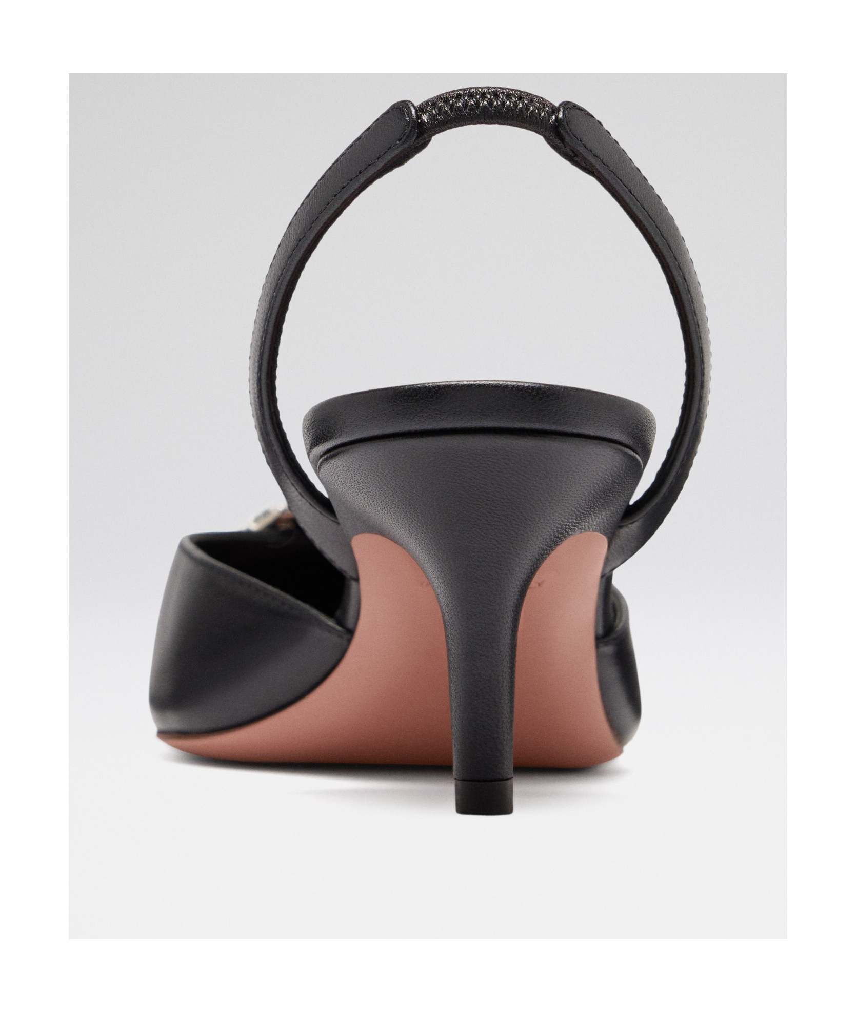 Shop Amina Muaddi Camelia 60mm Slingback Pumps In Black