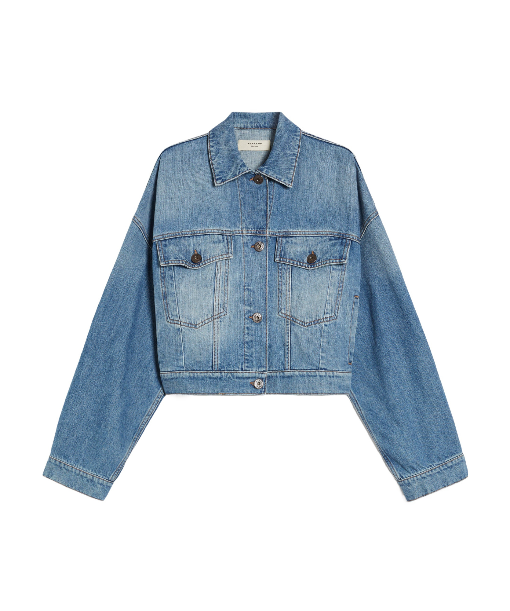 WEEKEND MAX MARA CROPPED DENIM JACKET