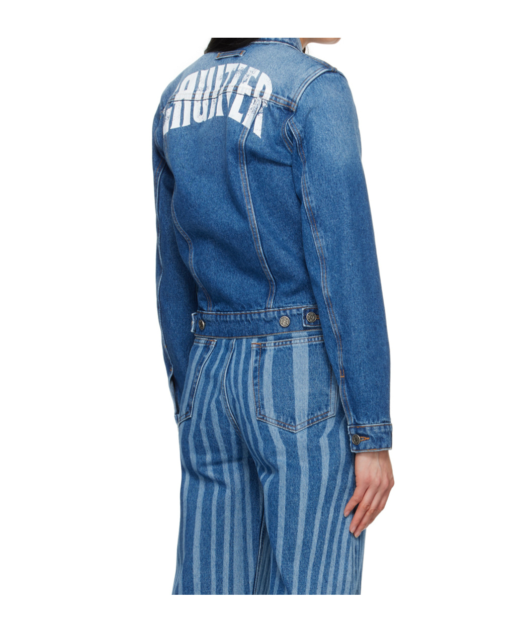 Jean Paul Gaultier Printed Denim Jacket
