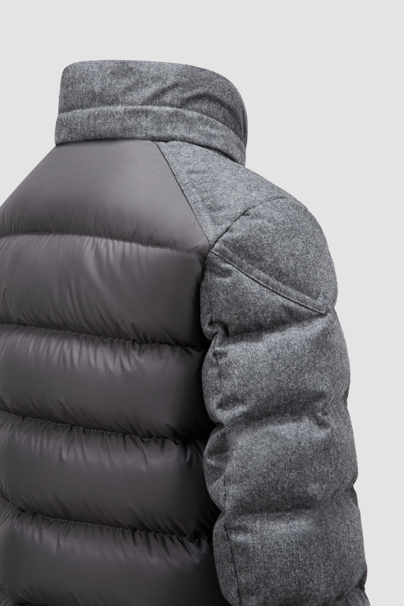 Moncler Montgenevre Down Jacket Grey In Gray