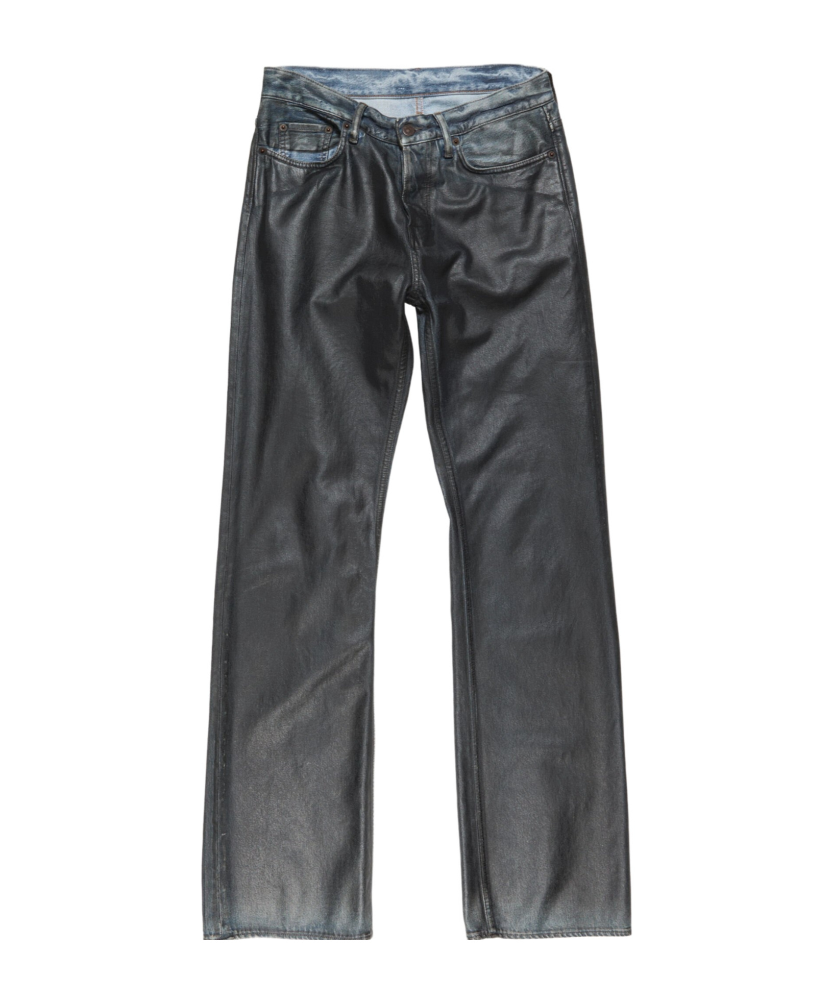 Acne Studios Belt Loop Jeans In Black
