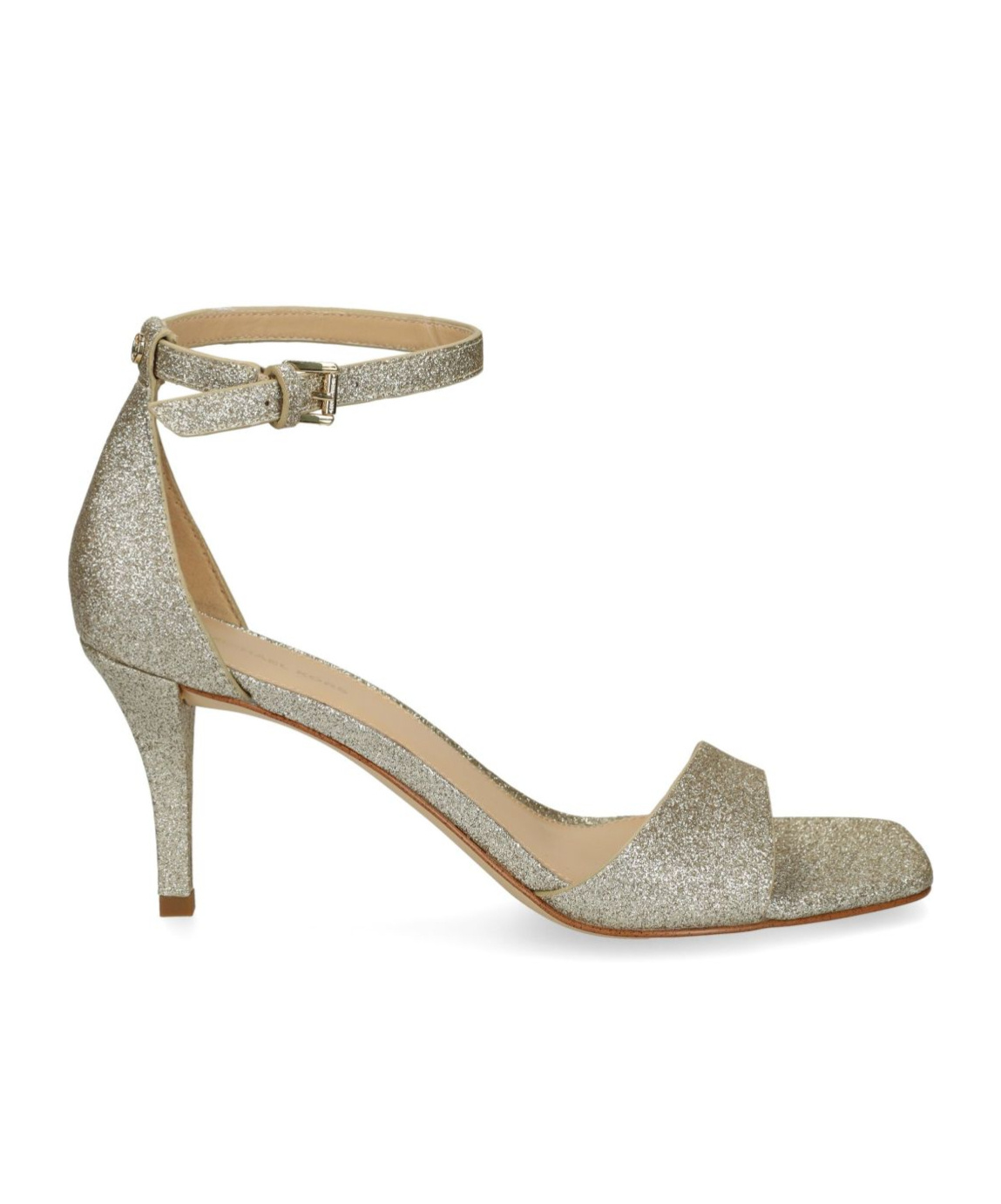 Michael Kors Glitter-embellished Sandals In Neutral