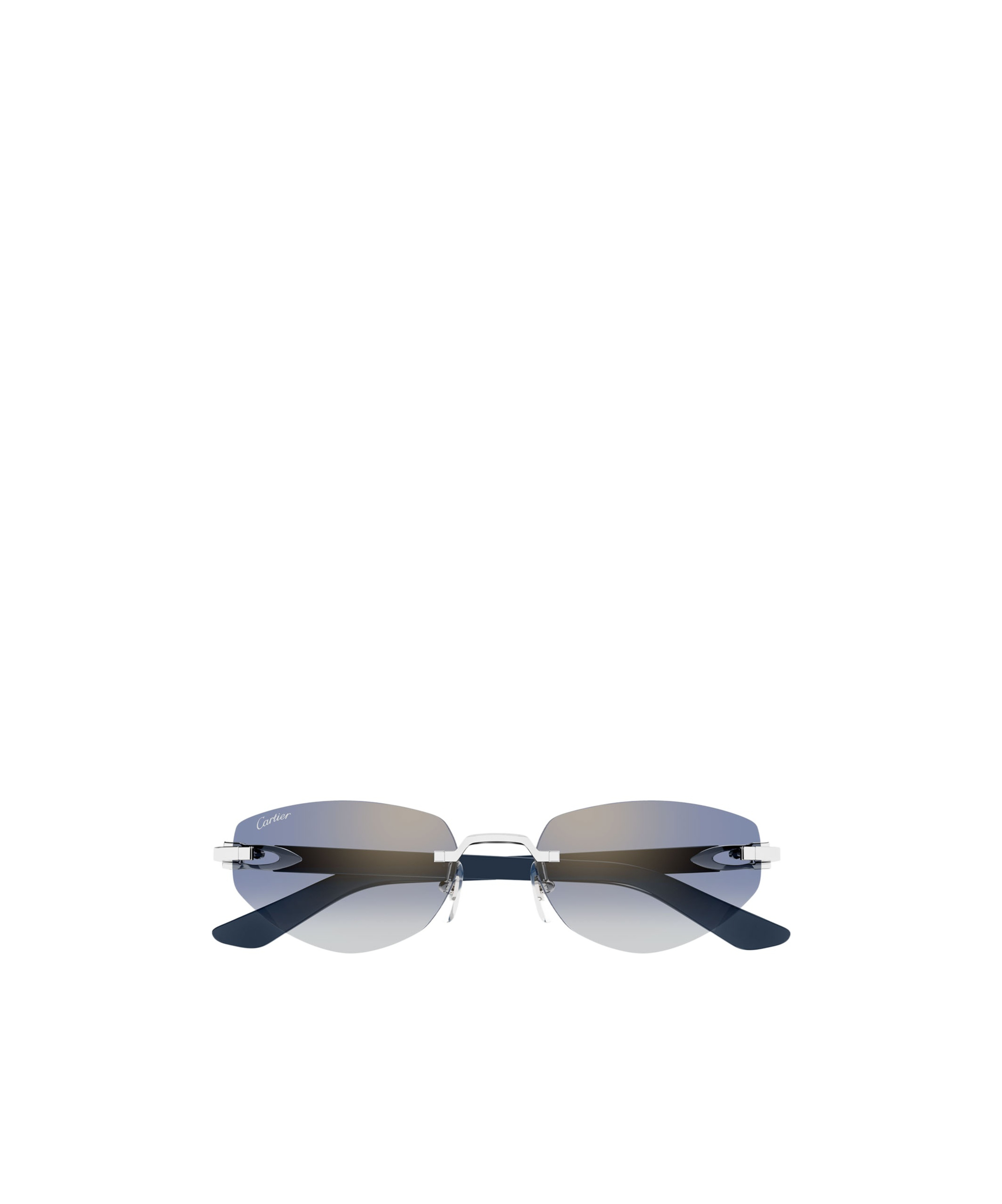 Cartier Rimless Sunglasses In Multi