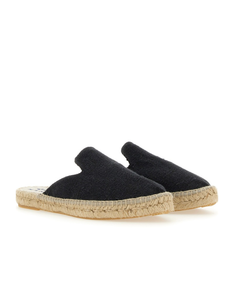 Shop Manebi Logo Mules In Black